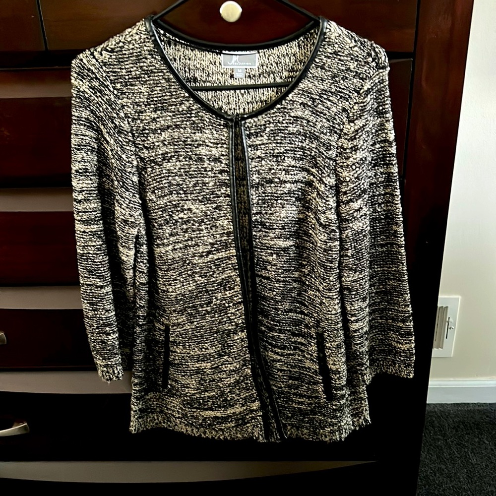 Black & white sweater